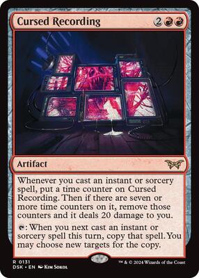 Magic: The Gathering - Duskmourn: House of Horror - Cursed Recording (0131) - Normal