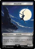 Magic: The Gathering - Universes Beyond: Assassin's Creed - Assassin // Treasure Double-Sided Token - Token - Foil