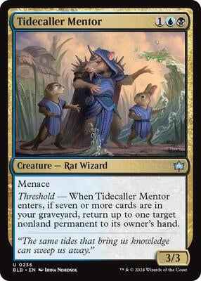 Magic: The Gathering - Bloomburrow - Tidecaller Mentor - Normal