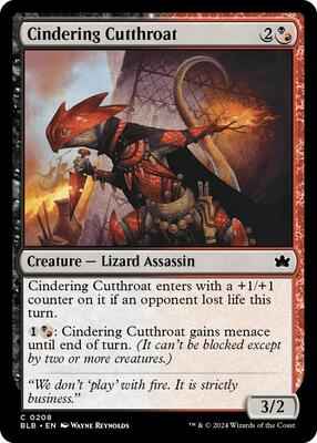 Magic: The Gathering - Bloomburrow - Cindering Cutthroat - Normal