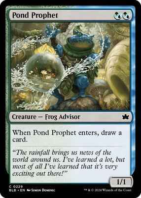 Magic: The Gathering - Bloomburrow - Pond Prophet - Normal