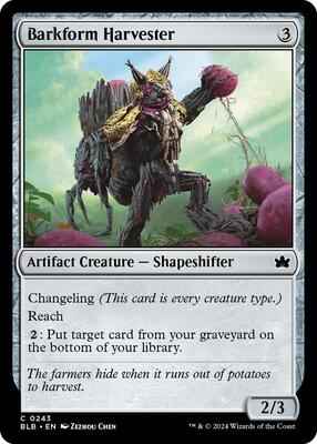 Magic: The Gathering - Bloomburrow - Barkform Harvester - Normal