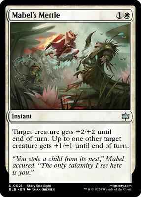 Magic: The Gathering - Bloomburrow - Mabel's Mettle - Normal