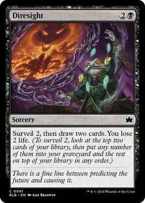 Magic: The Gathering - Bloomburrow - Diresight - Normal