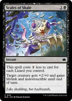 Magic: The Gathering - Bloomburrow - Scales of Shale - Normal