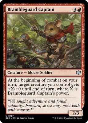 Magic: The Gathering - Bloomburrow - Brambleguard Captain - Normal