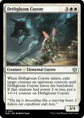 Magic: The Gathering - Bloomburrow - Driftgloom Coyote - Normal