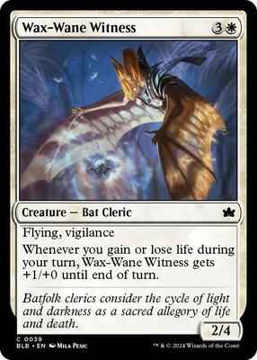 Magic: The Gathering - Bloomburrow - Wax-Wane Witness - Normal