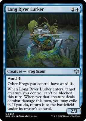 Magic: The Gathering - Bloomburrow - Long River Lurker - Normal