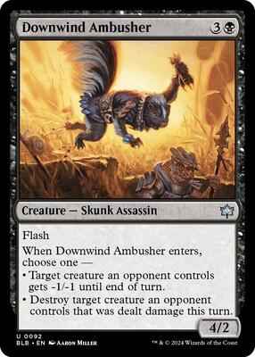 Magic: The Gathering - Bloomburrow - Downwind Ambusher - Normal