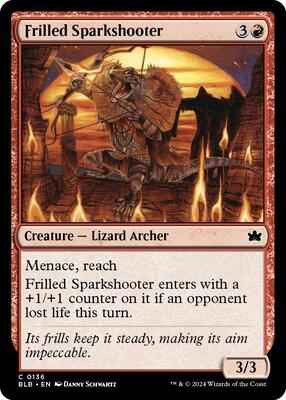 Magic: The Gathering - Bloomburrow - Frilled Sparkshooter - Normal