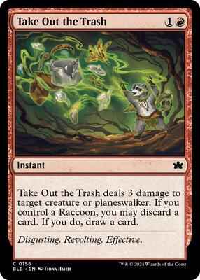 Magic: The Gathering - Bloomburrow - Take Out the Trash - Foil
