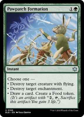 Magic: The Gathering - Bloomburrow - Pawpatch Formation - Foil