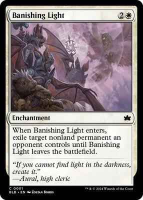 Magic: The Gathering - Bloomburrow - Banishing Light - Normal