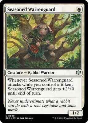 Magic: The Gathering - Bloomburrow - Seasoned Warrenguard - Normal