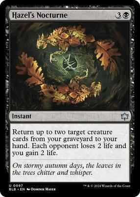 Magic: The Gathering - Bloomburrow - Hazel's Nocturne - Normal