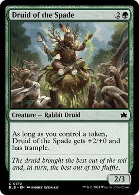 Magic: The Gathering - Bloomburrow - Druid of the Spade - Normal