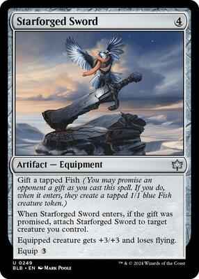 Magic: The Gathering - Bloomburrow - Starforged Sword - Normal