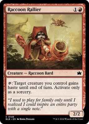 Magic: The Gathering - Bloomburrow - Raccoon Rallier - Normal