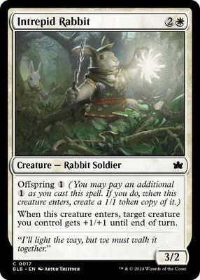 Magic: The Gathering - Bloomburrow - Intrepid Rabbit - Normal