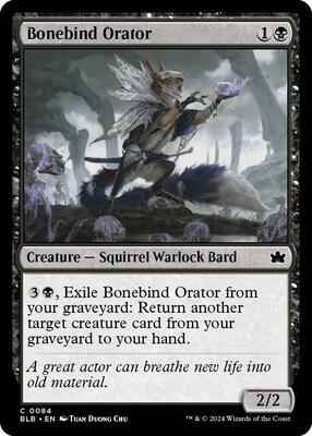Magic: The Gathering - Bloomburrow - Bonebind Orator - Normal
