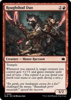 Magic: The Gathering - Bloomburrow - Roughshod Duo - Normal