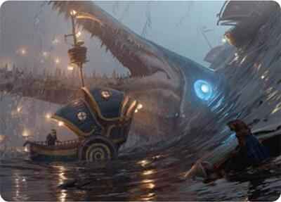 Magic: The Gathering - Art Series: Bloomburrow - Eluge, the Shoreless Sea Art Card - Normal
