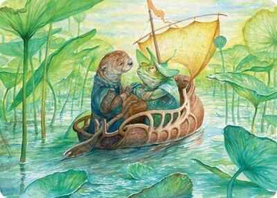 Magic: The Gathering - Art Series: Bloomburrow - Run Away Together Art Card - Normal