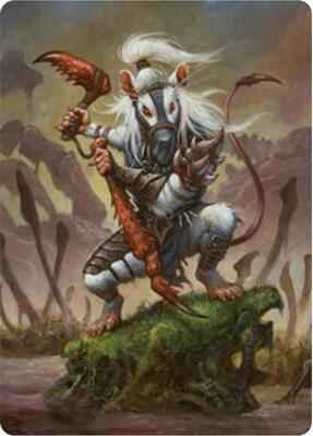 Magic: The Gathering - Art Series: Bloomburrow - Ink-Eyes, Servant of Oni Art Card - Normal