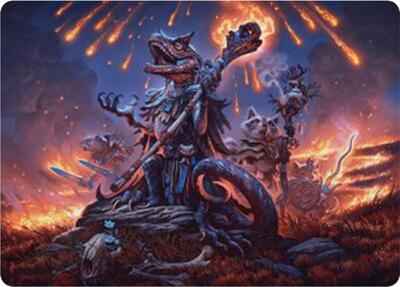 Magic: The Gathering - Art Series: Bloomburrow - Valley Flamecaller Art Card - Normal
