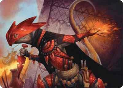 Magic: The Gathering - Art Series: Bloomburrow - Cindering Cutthroat Art Card - Normal