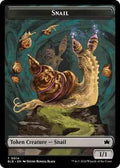 Magic: The Gathering - Bloomburrow - Snail // Thundertrap Trainer Double-Sided Token - Foil