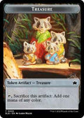 Magic: The Gathering - Bloomburrow - Treasure // Steampath Charger Double-Sided Token - Foil