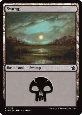 Magic: The Gathering - Foundations - Swamp (0277) - Land
