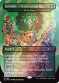 Magic: The Gathering - Secret Lair Drop Series - Beholder's Petrification Ray - Blood Money (Rainbow Foil) - Foil