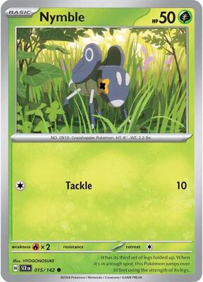 Pokemon - SV07: Stellar Crown - Nymble - Anime Card Craze