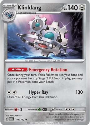 Pokemon - SV07: Stellar Crown - Klinklang - Anime Card Craze