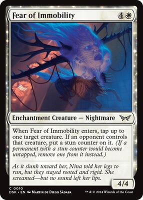 Magic: The Gathering - Duskmourn: House of Horror - Fear of Immobility - Normal
