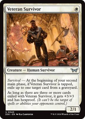 Magic: The Gathering - Duskmourn: House of Horror - Veteran Survivor - Normal