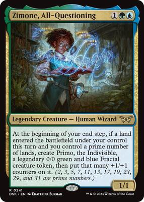 Magic: The Gathering - Duskmourn: House of Horror - Zimone, All-Questioning - Normal