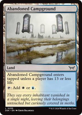 Magic: The Gathering - Duskmourn: House of Horror - Abandoned Campground - Normal