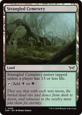 Magic: The Gathering - Duskmourn: House of Horror - Strangled Cemetery - Normal