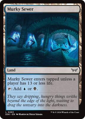 Magic: The Gathering - Duskmourn: House of Horror - Murky Sewer - Normal