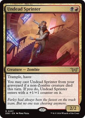 Magic: The Gathering - Duskmourn: House of Horror - Undead Sprinter - Normal