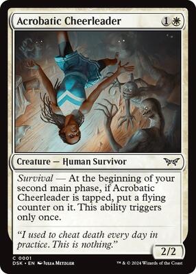 Magic: The Gathering - Duskmourn: House of Horror - Acrobatic Cheerleader - Normal
