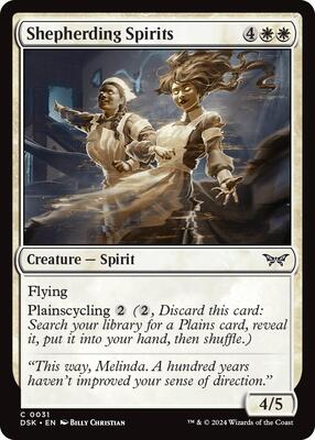Magic: The Gathering - Duskmourn: House of Horror - Shepherding Spirits - Normal
