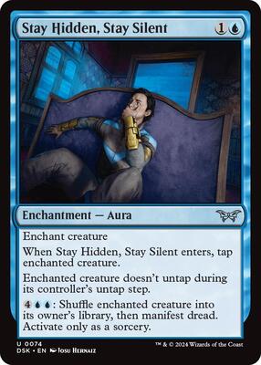 Magic: The Gathering - Duskmourn: House of Horror - Stay Hidden, Stay Silent (0074) - Normal