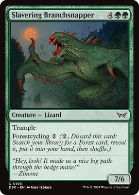 Magic: The Gathering - Duskmourn: House of Horror - Slavering Branchsnapper - Foil