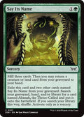 Magic: The Gathering - Duskmourn: House of Horror - Say Its Name - Normal