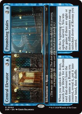 Magic: The Gathering - Duskmourn: House of Horror - Central Elevator // Promising Stairs - Normal